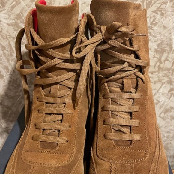 SABELT Suede Lace-Up Over-Ankle Boots - Men's 41 - Picture 2 of 5